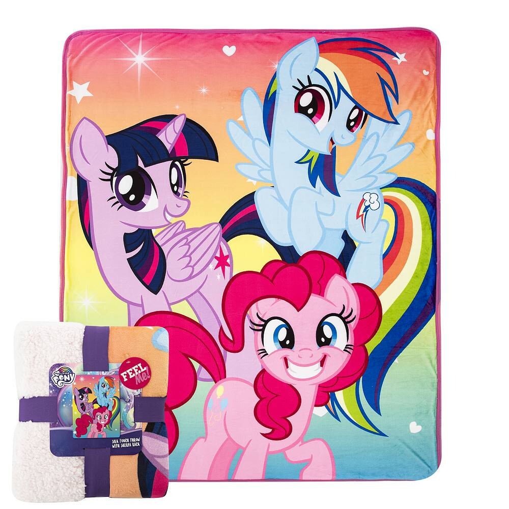 

Большой плед из шелкового шерпа My Little Pony Rainbow Surprise ENTERTAINMENT, цвет My Little Pony