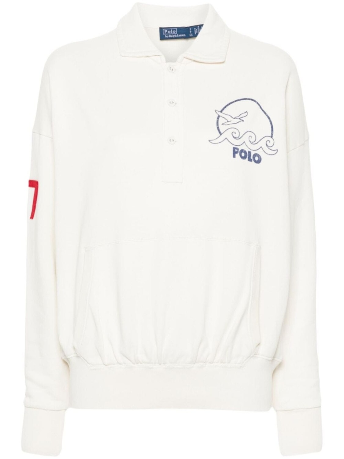 

Polo Ralph Lauren толстовка с воротником поло и вышитым логотипом, оранжевый