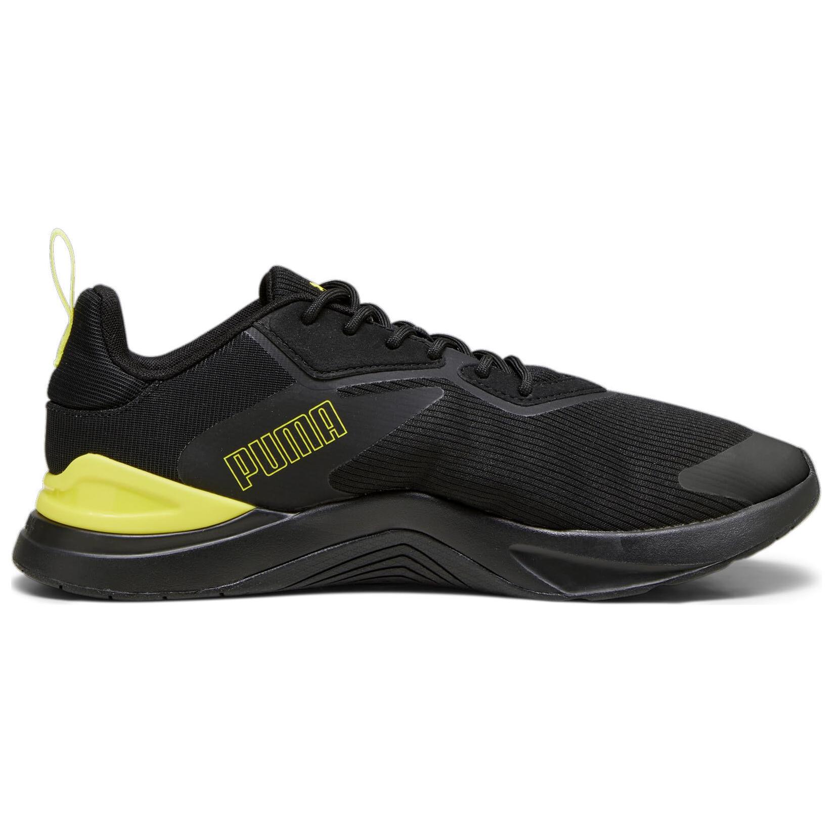 Инфьюжн Низкие Топы Тренировочные Кроссовки Мужские Черные PUMA — фото 2