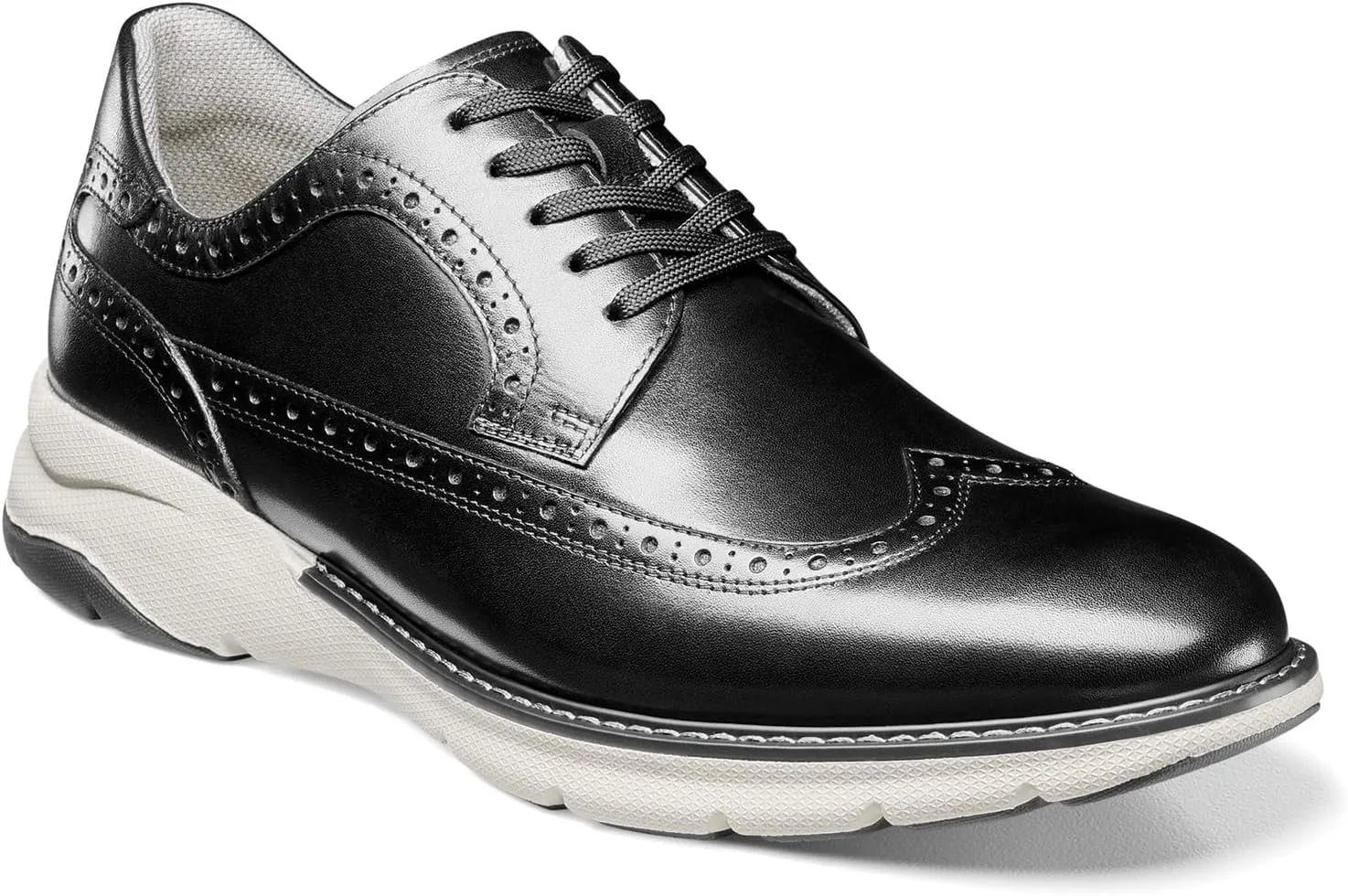 Мужские оксфордские туфли Florsheim Frenzi Wing Tip, черный