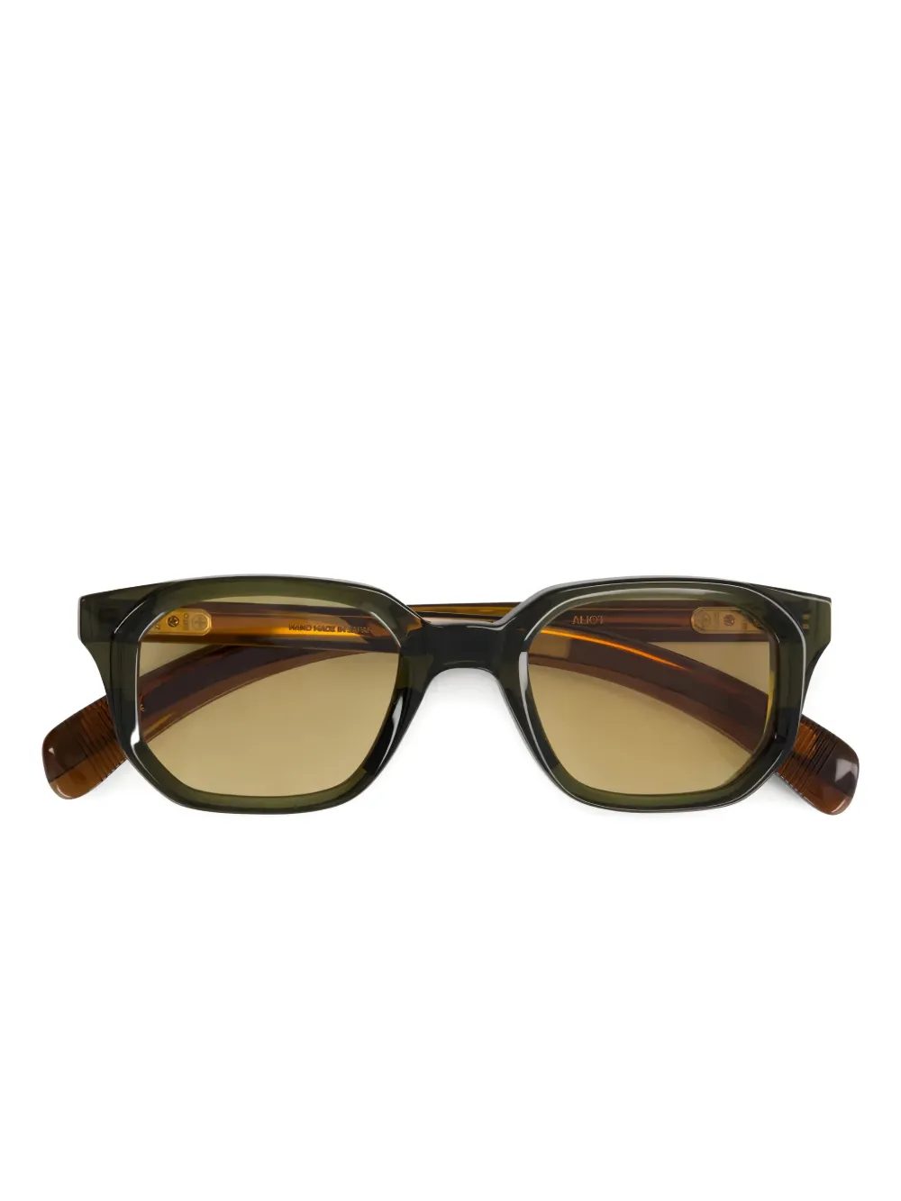 

Солнечные очки в квадратной оправе Aliot Sato Eyewear, зеленый
