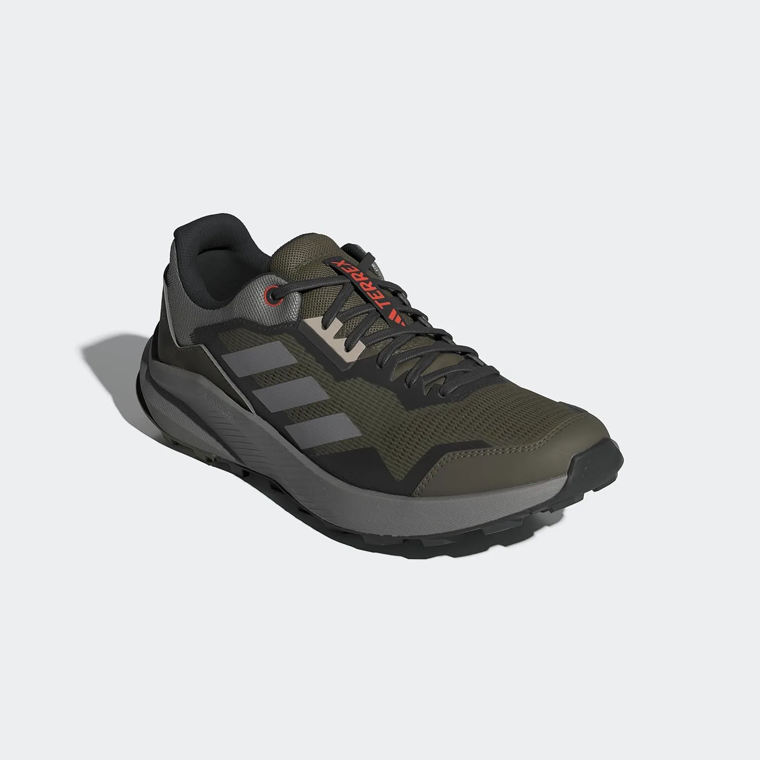 Мужские кроссовки Adidas Terrex Trailrider для трейлраннинга, серый оранжевый — фото 4