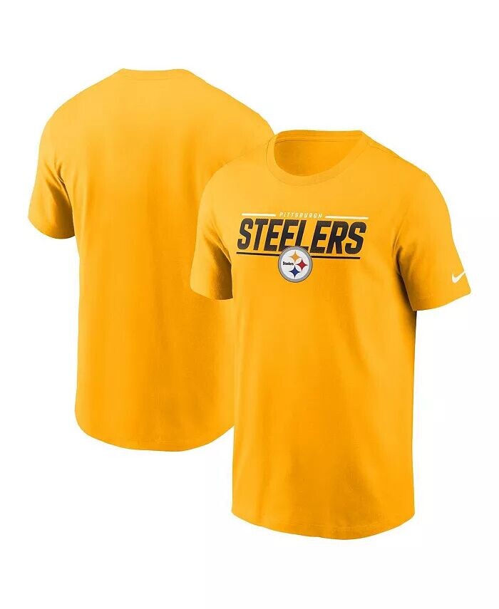 

Мужская золотая футболка Pittsburgh Steelers Muscle Nike