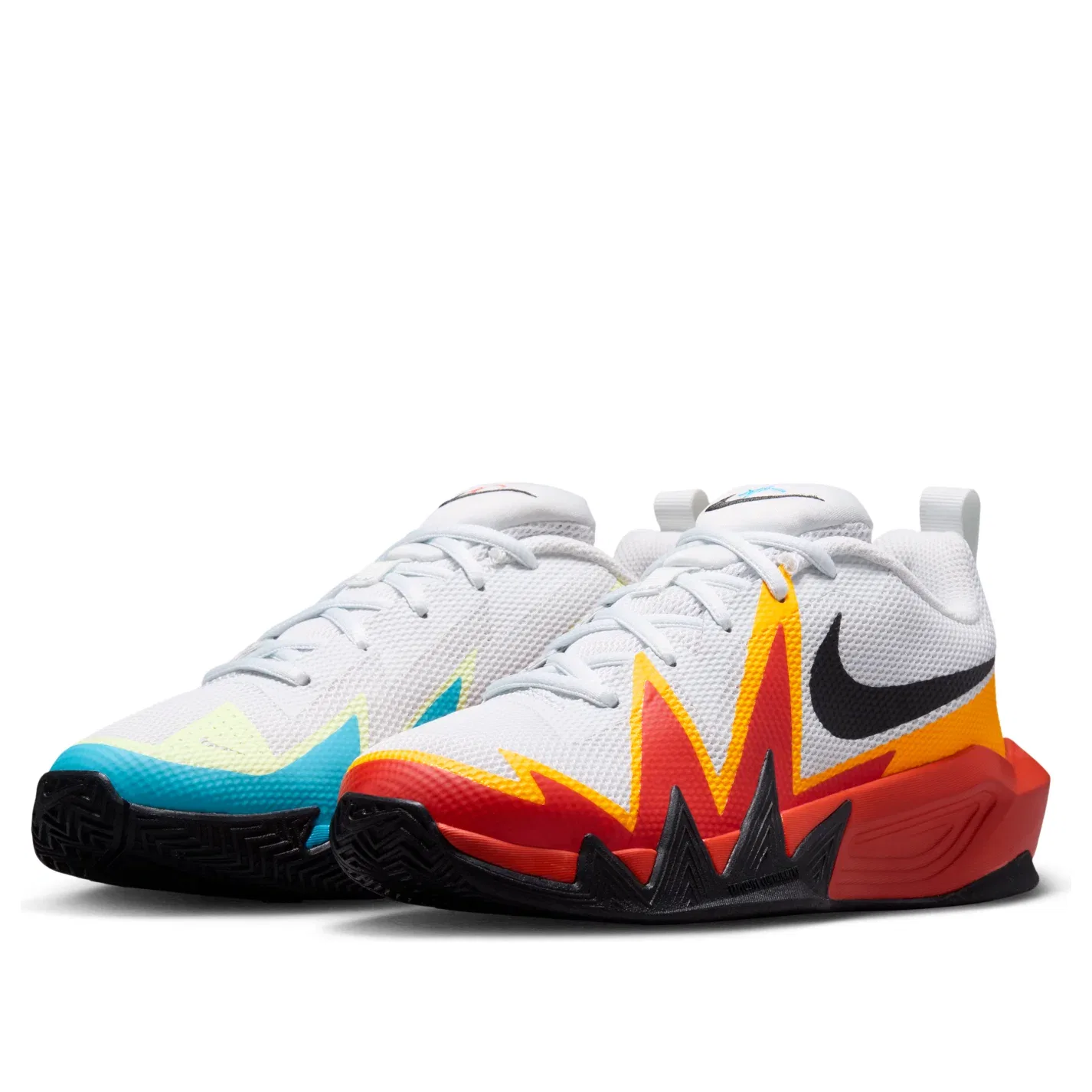 Детские кроссовки для баскетбола с шнуровкой S.T. Dynamite Nike, мультиколор — фото 3