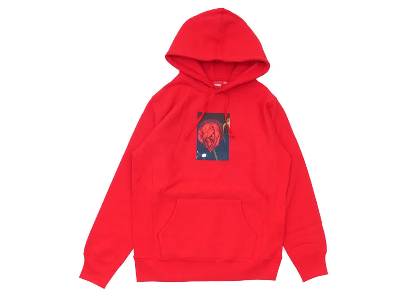 Мужской худи с принтом Supreme Araki Rose, Red