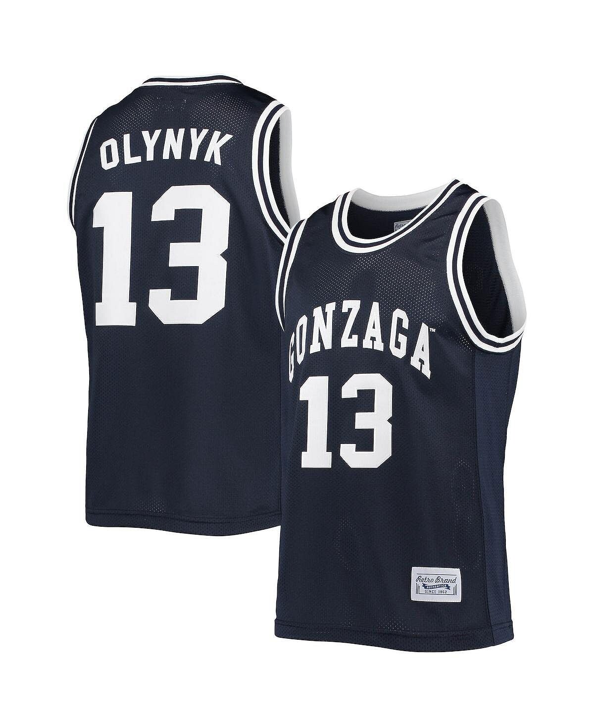 

Мужское памятное классическое баскетбольное джерси kelly olynyk navy gonzaga bulldogs alumni Original Retro Brand, синий