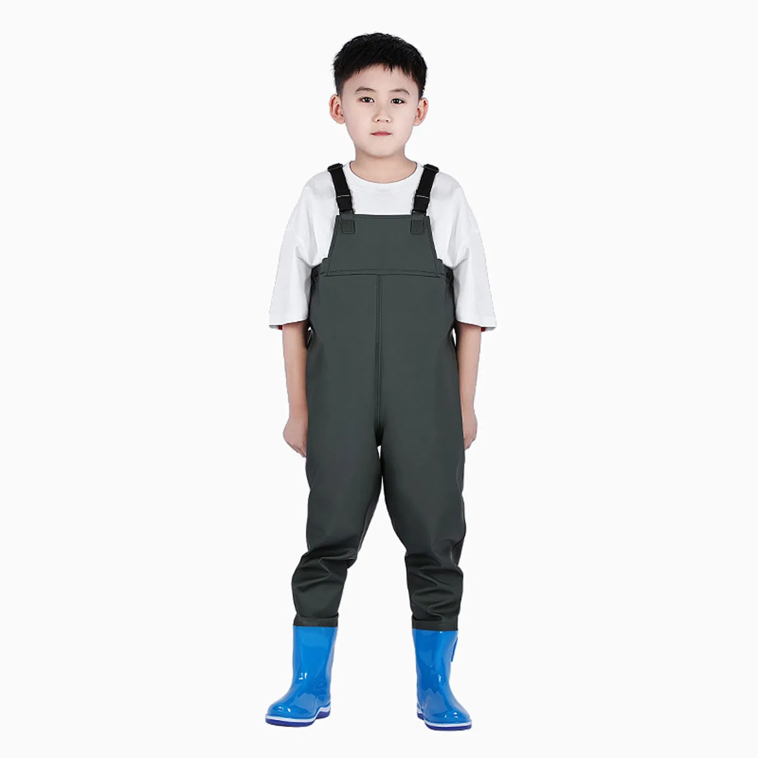 Детские вейдерсы для рыбалки с ботинками Wansiman, Orange