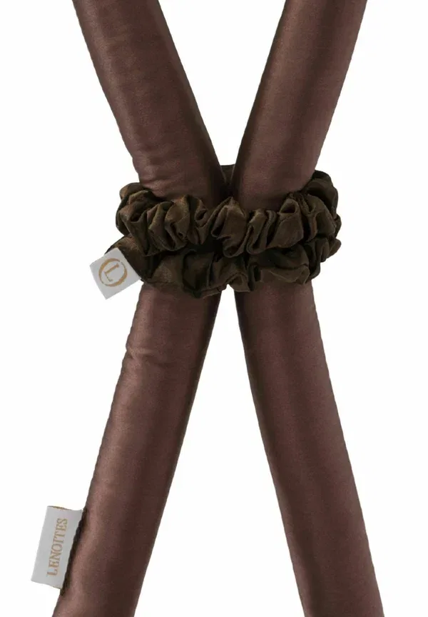 Набор для безнагревной укладки Mulberrysilk small - rollers & heatless curlers, Lenoites, Brown — фото 2