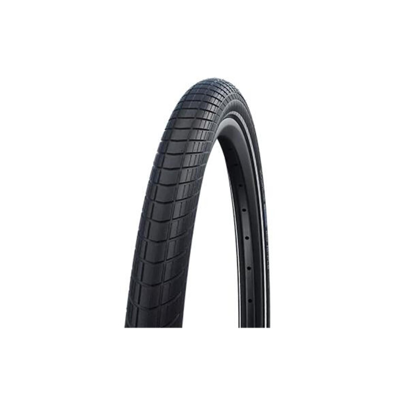 

Проволочная шина Big Apple — 26x2,35 дюйма — RaceGuard — светоотражающие полосы — черная SCHWALBE, черный / серебристый / черный