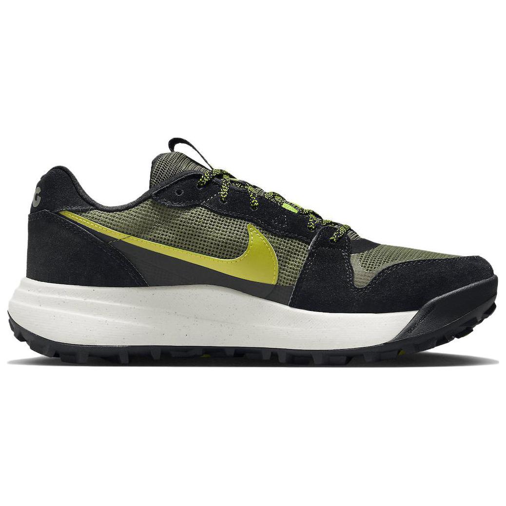 Кроссовки Nike ACG Lowcate, черный/желтый — фото 2