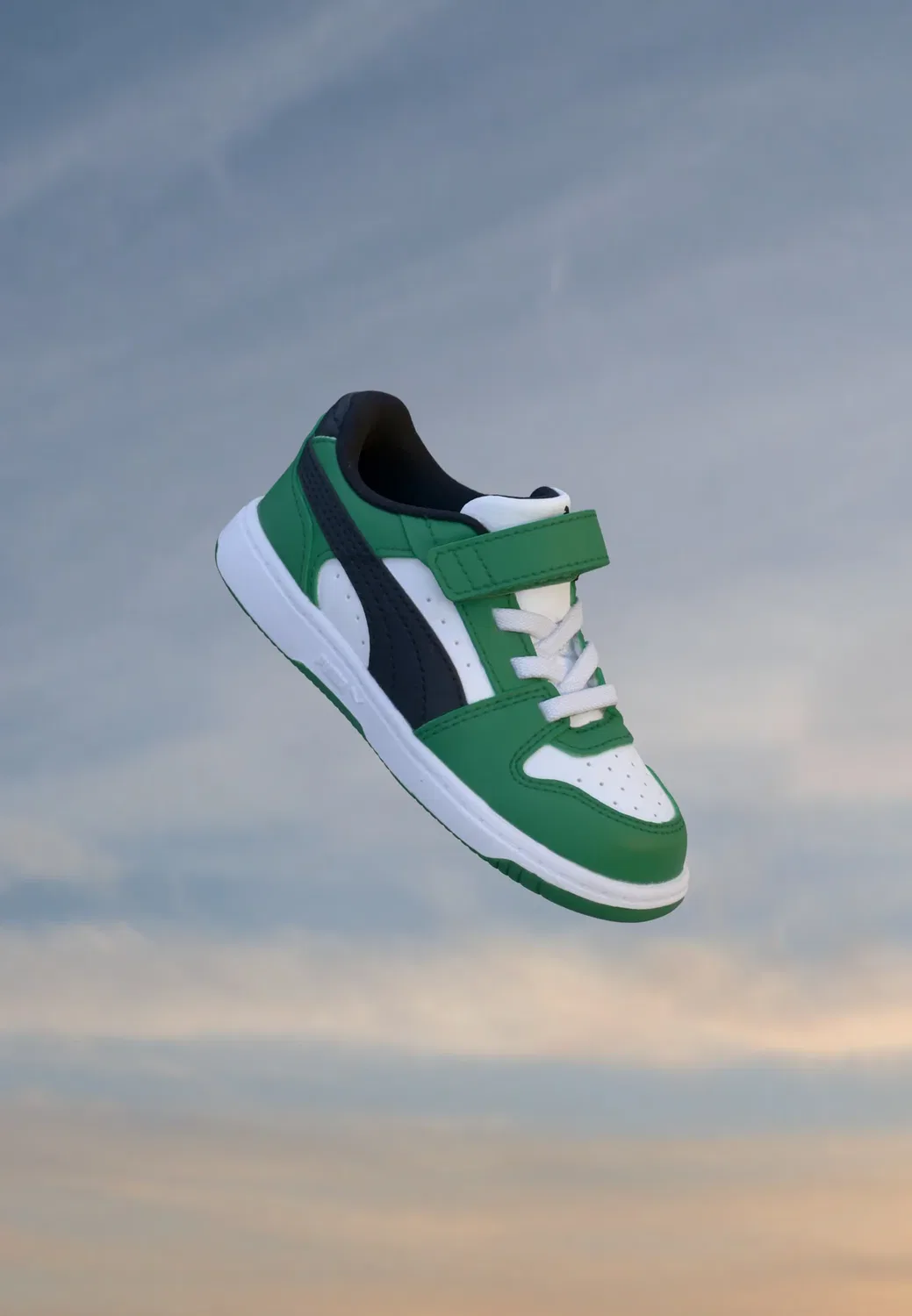 Кроссовки Rebound Slam унисекс Puma, Archive Green/Black/White