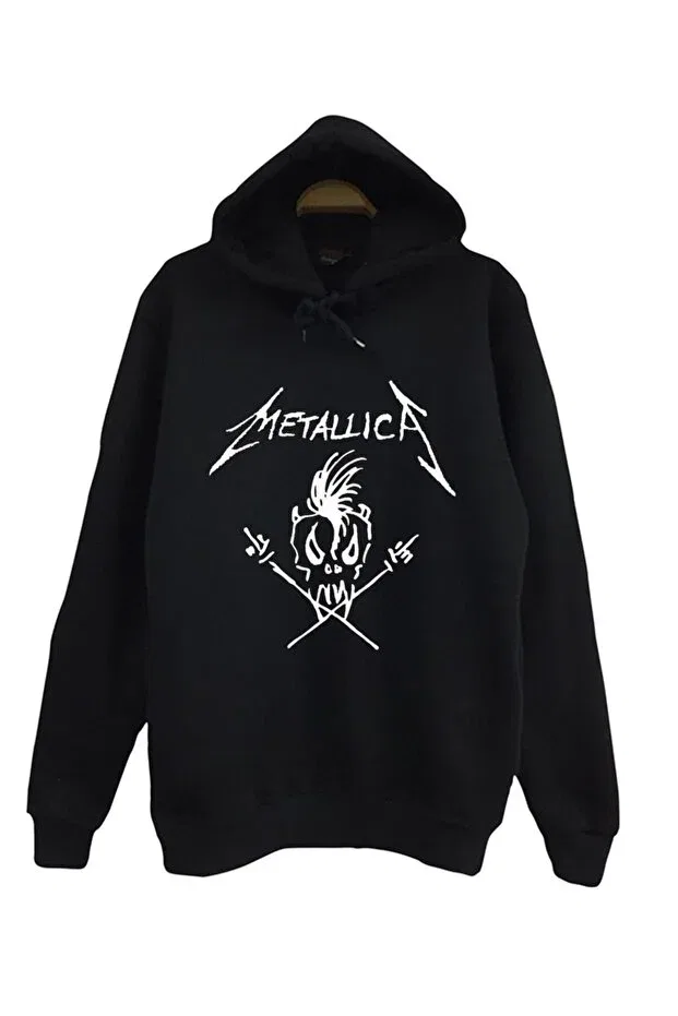 Детское худи для девочек с принтом Metallica, The Fame, Black