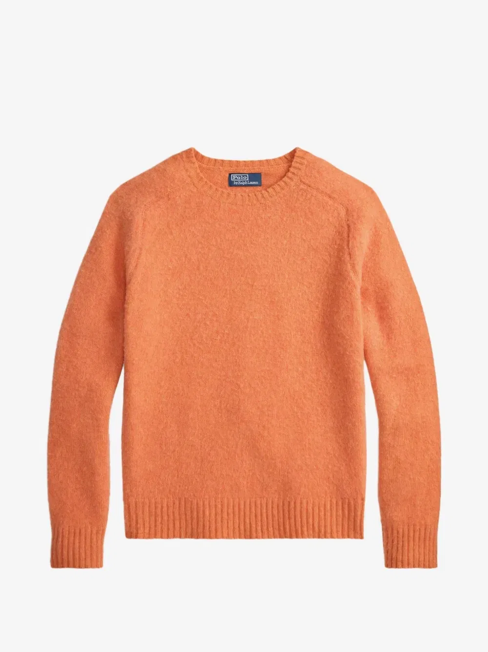 Свитер с рукавами реглан и нашивками на локтях Polo Ralph Lauren, оранжевый