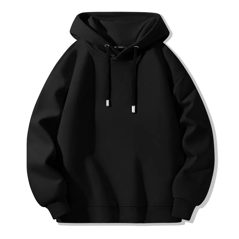 Детский худи с капюшоном утепленный MINISO, Black Blank