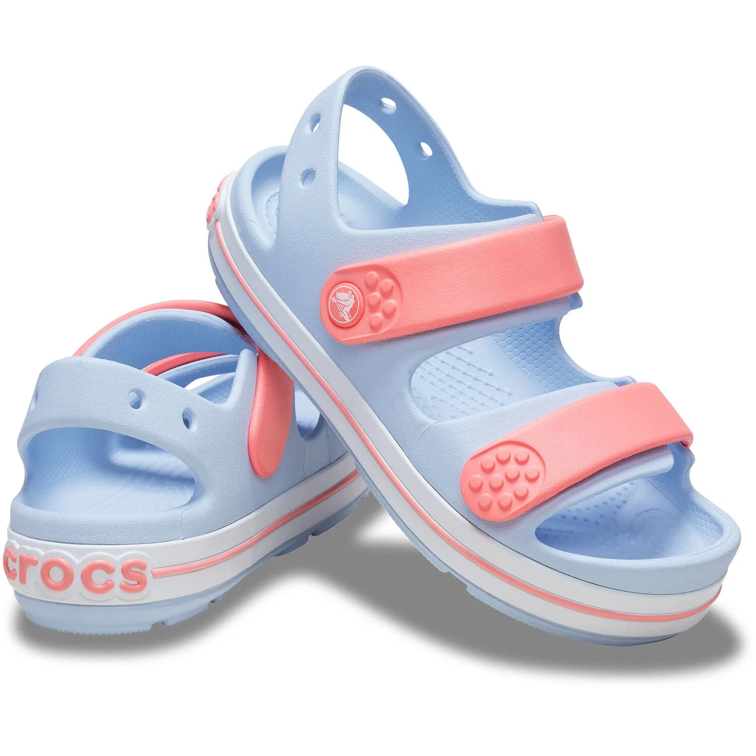 Детские сандалии, Bebés Crocband Cruiser Sandal, Crocs, голубой — фото 2