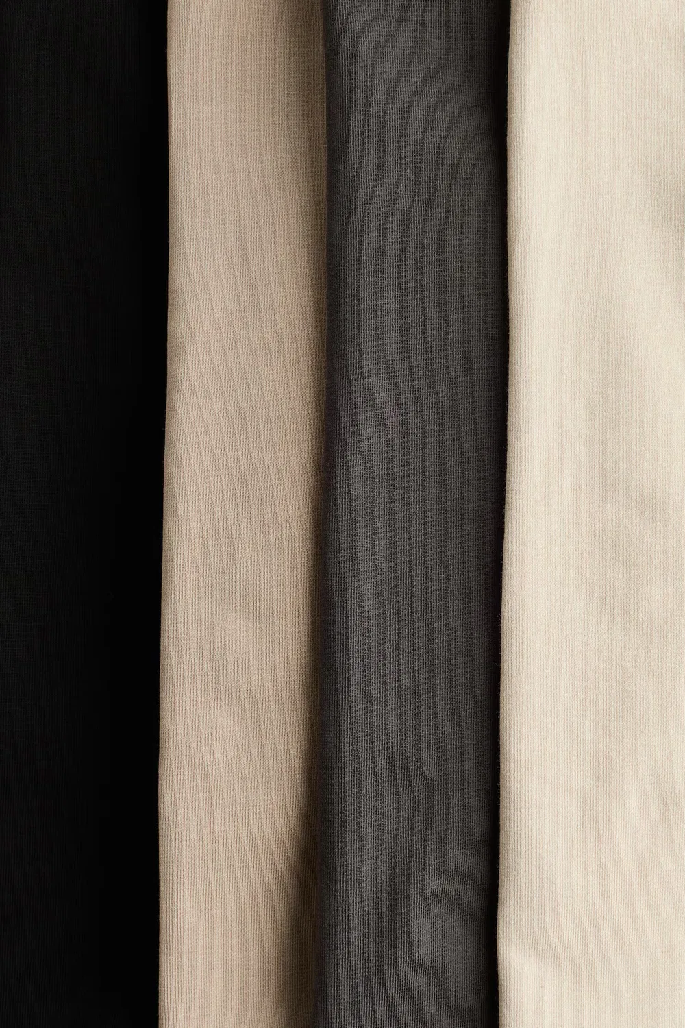 Комплект из 4 леггинсов из хлопкового трикотажа H&M, Hellbeige/Dunkelgrau — фото 2
