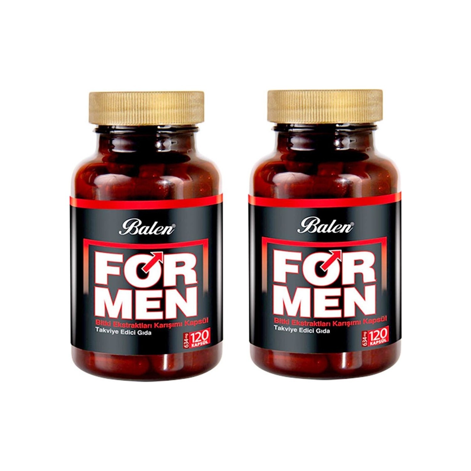 

Активная добавка Balen For Men Herbal Mixture 120 капсул, 634 мг, 2 штуки