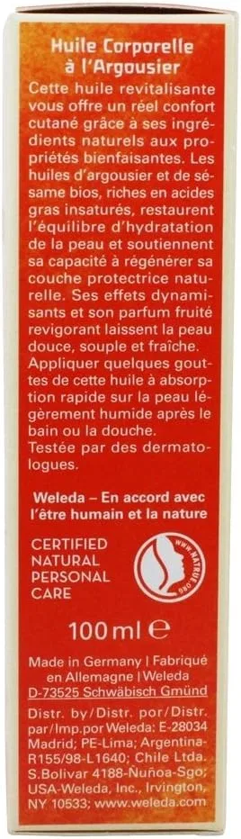Масло для тела Sea Buckthorn, Weleda, 100 мл — фото 3