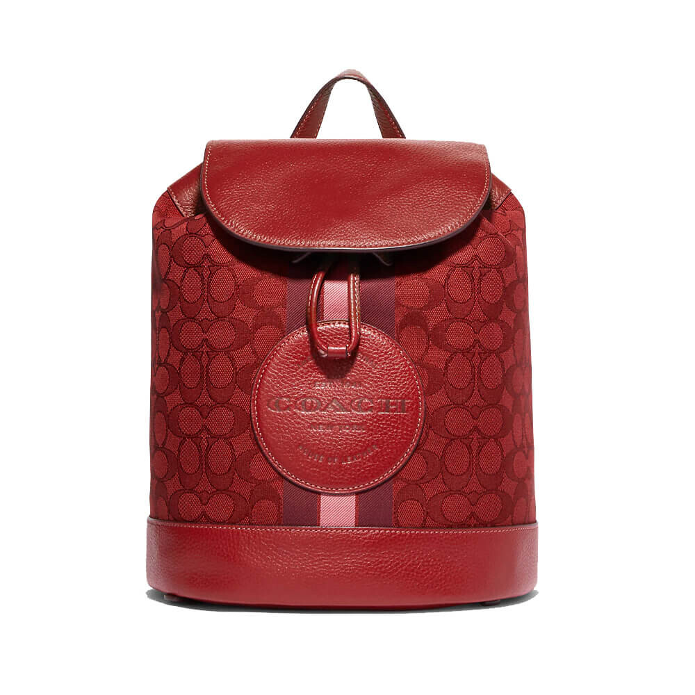 

Рюкзак Coach Outlet Dempsey Drawstring, золотой/красный