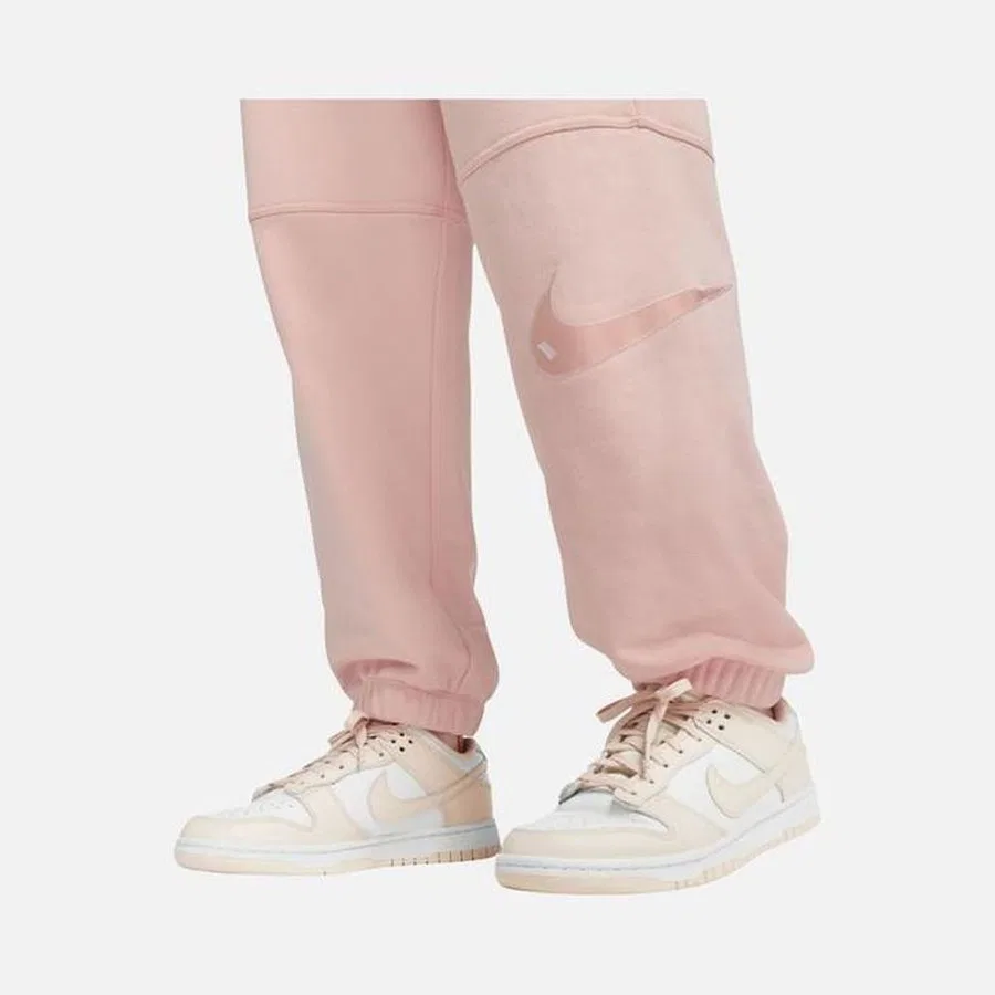 Женские спортивные брюки с высокой посадкой Swoosh Fleece Nike, Разноцветный — фото 3