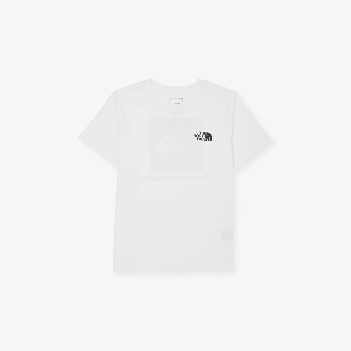 Хлопковая футболка с логотипом, размеры XS-xxl, возраст 6-18 лет The North Face, белый
