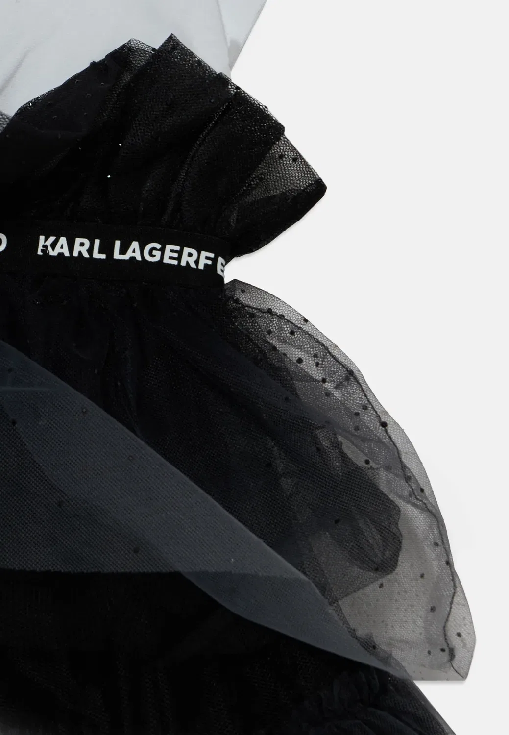 Платье - коктейльное платье/вечернее платье Karl Lagerfeld Kids, White Black — фото 4