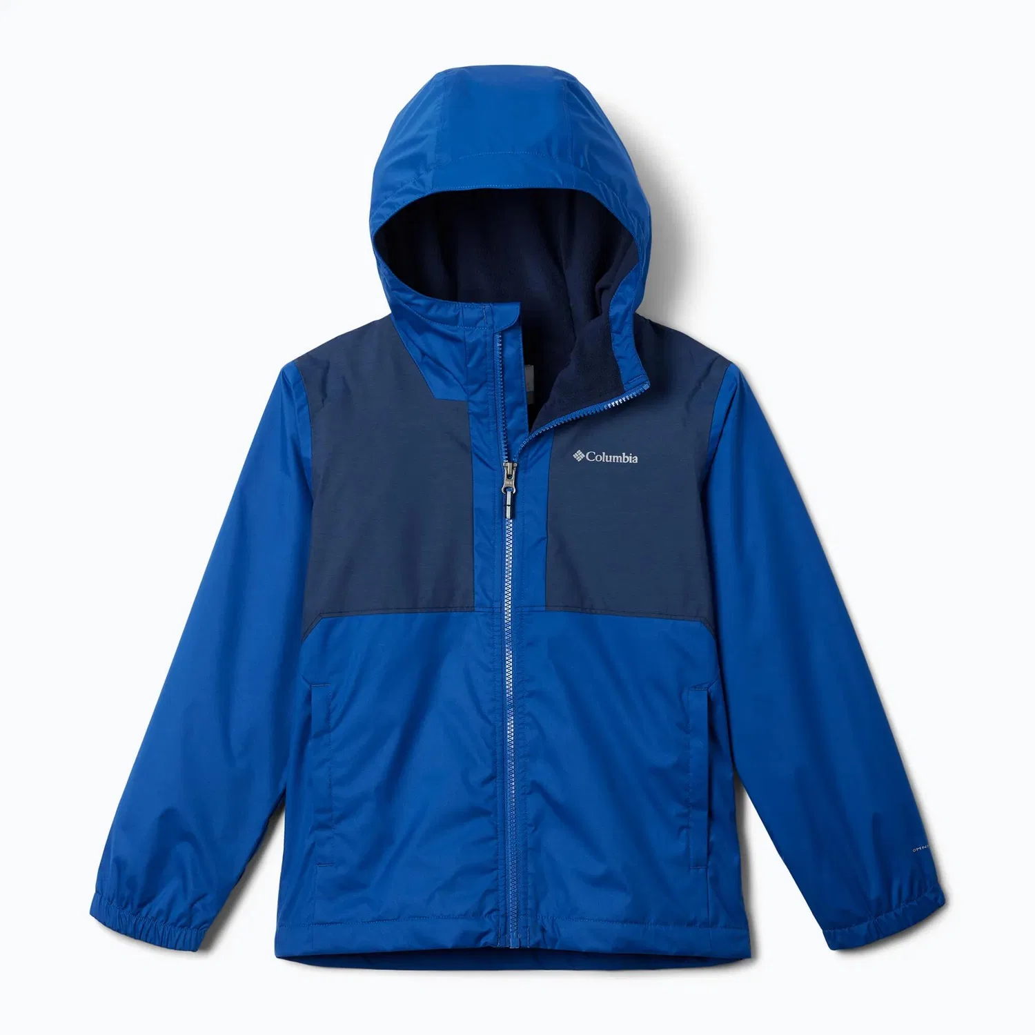 Детская куртка-дождевик с флисовой подкладкой Rainy Trails II Fleece Columbia, Dark Blue