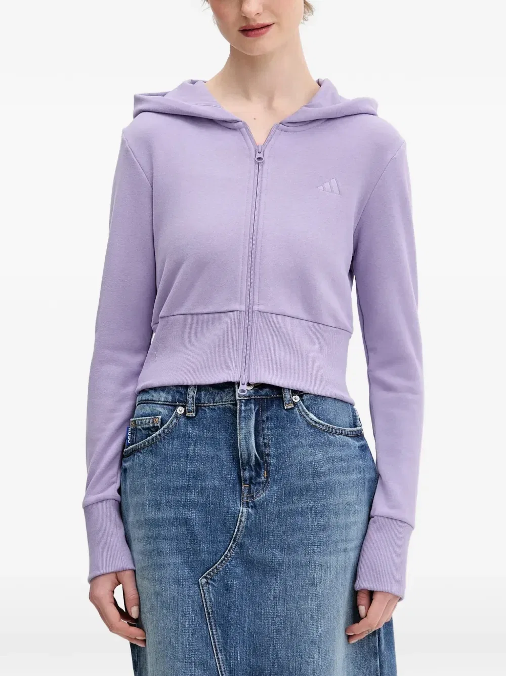 Худи Seasonal Essentials Adidas, фиолетовый — фото 2