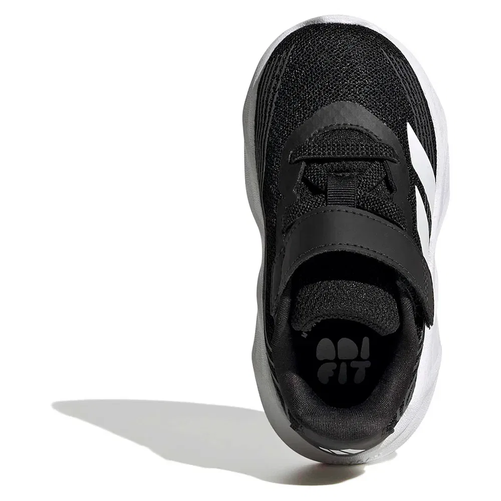 Детские кроссовки для девочек с эластичными шнурками Adidas Galaxy 8, Black — фото 2