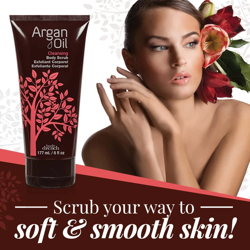 Скраб для тела Argan Oil Cleansing Body Scrub, Body Drench, 177 мл — фото 3