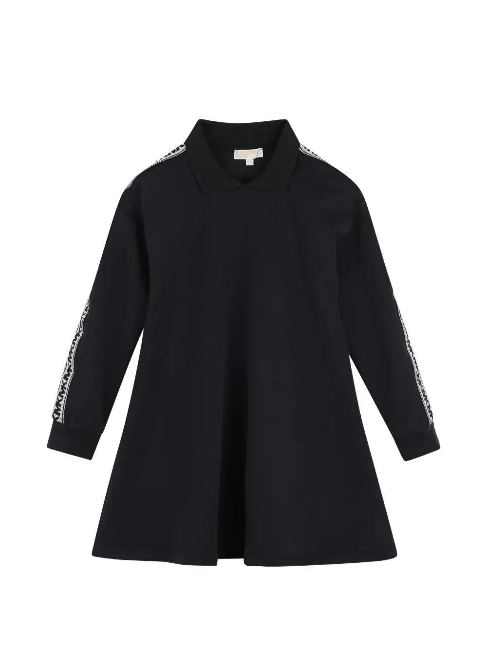 Платье с длинными рукавами и логотипом Michael Kors Kids, черный