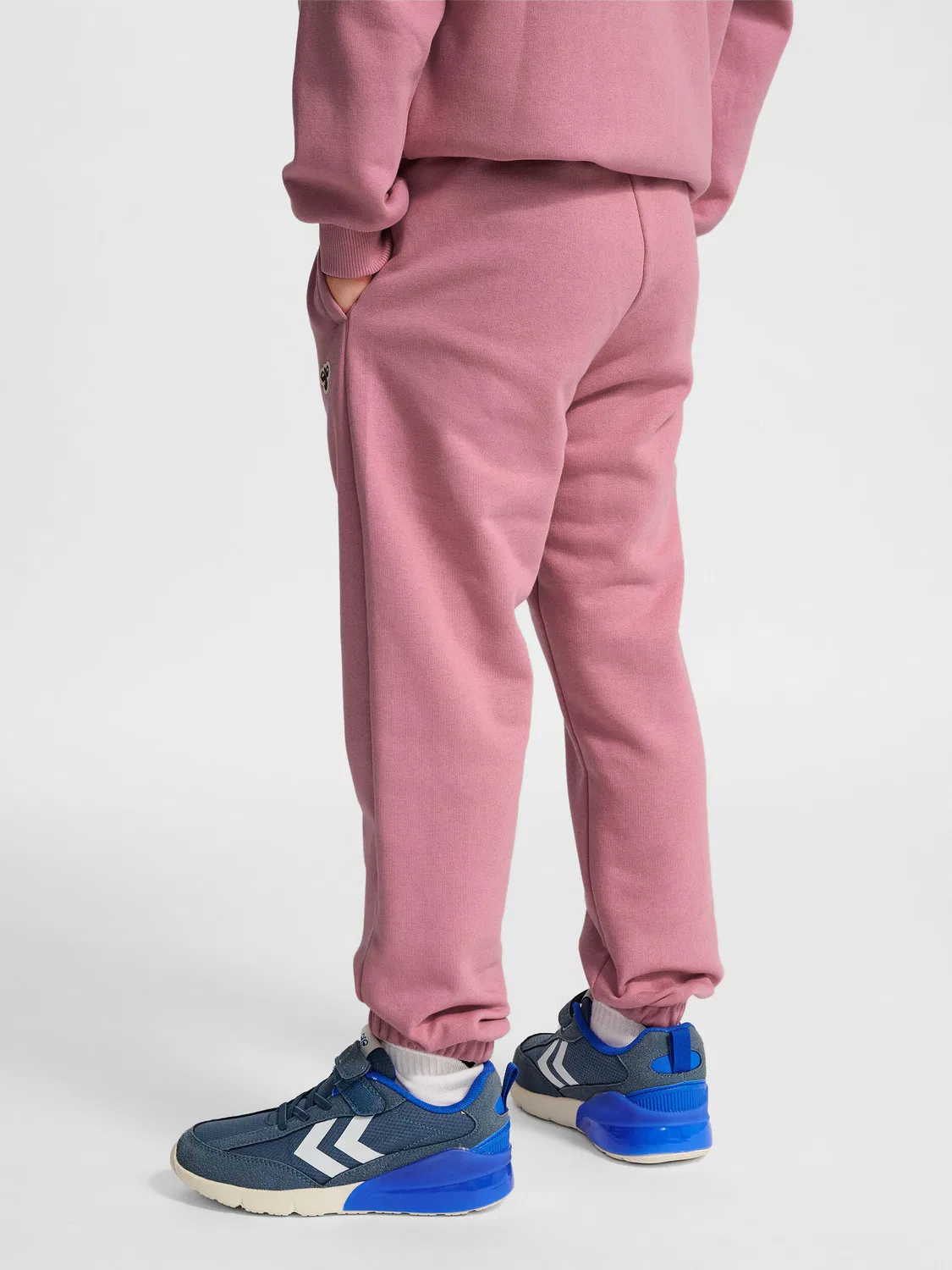 Детские свободные штаны с регулируемой талией Hmljr Loose Hummel, Bonbonrosa — фото 2