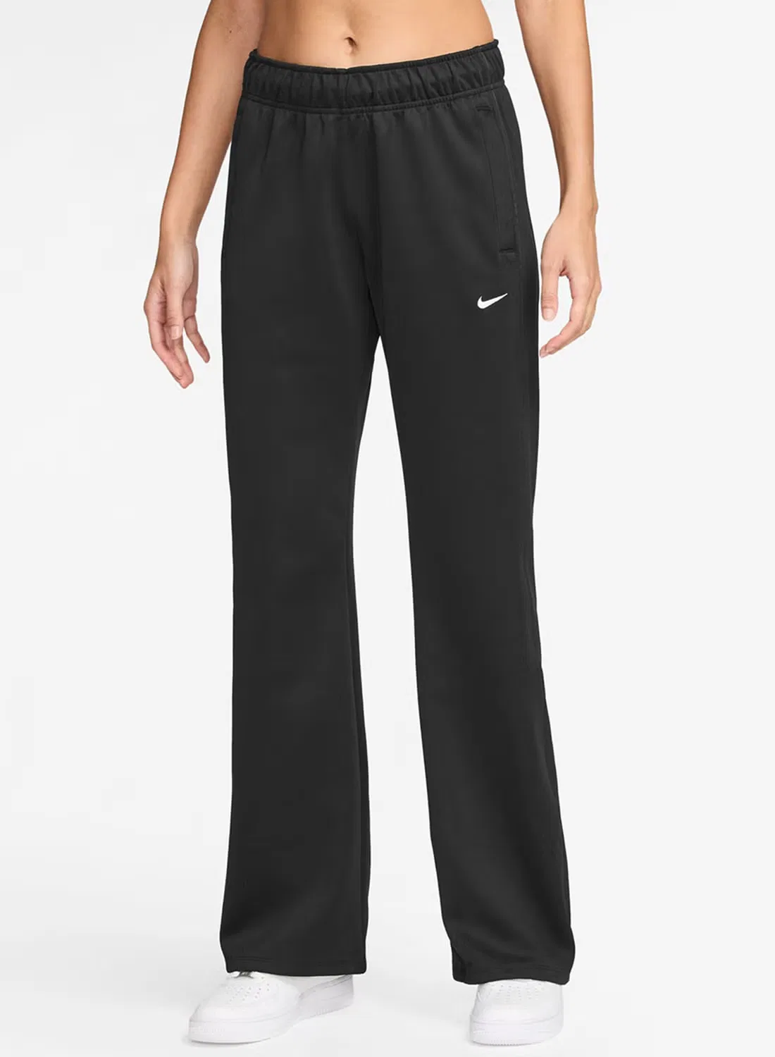 Штаны зауженные с логотипом Nike, черный