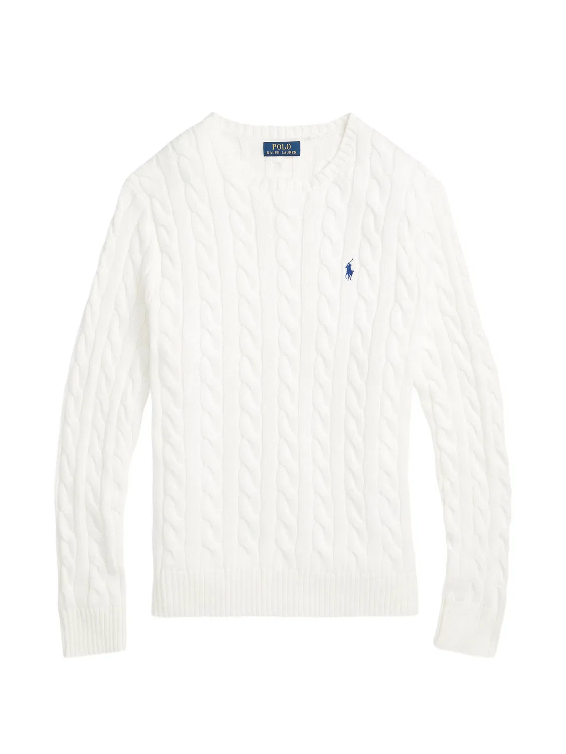 Polo Ralph Lauren Хлопковый джемпер белый