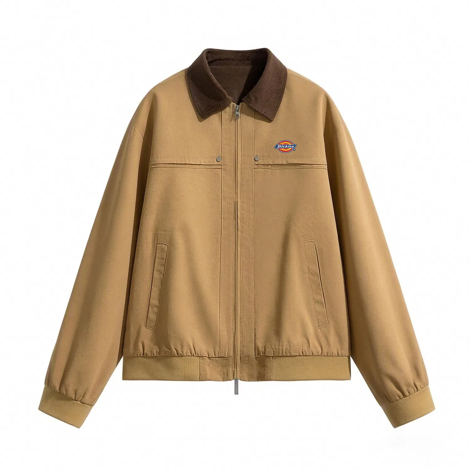 Детская куртка с лацканами прямого кроя Dickies, Camel