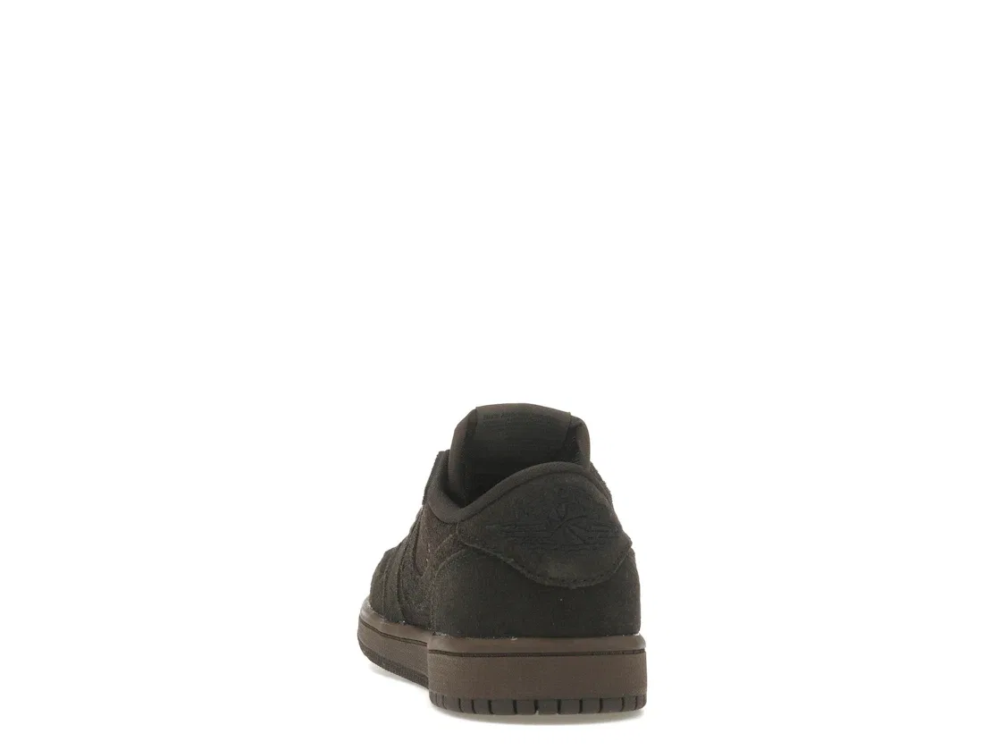 Детские кроссовки Lifestyle с принтом Jordan 1 Retro Low OG SP Travis Scott Velvet Brown, Dark Mocha/Black/Velvet Brown — фото 4