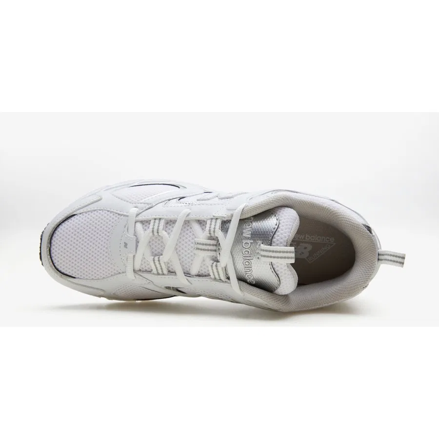 Кроссовки повседневные с шнуровкой New Balance 408, Белый — фото 4