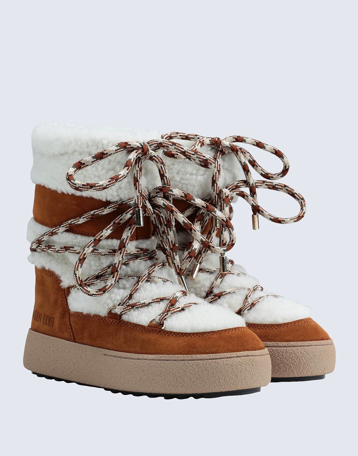 Дутики Moon Boot MB Ltrack Shea, коричневый — фото 3