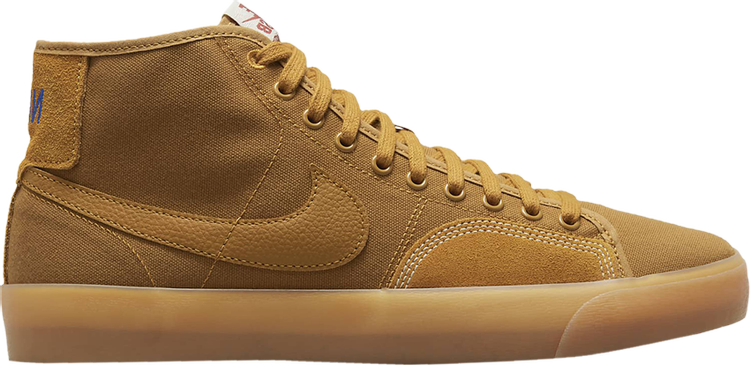 Кроссовки Nike Blazer Court Mid Premium SB 'Desert Ochre Gum', коричневый - фото