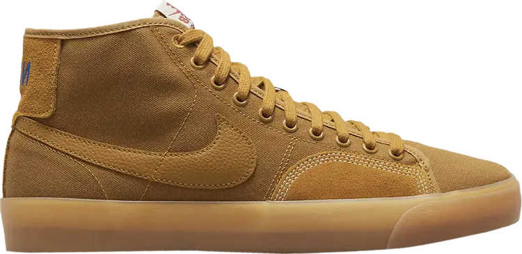 

Кроссовки Nike Blazer Court Mid Premium SB 'Desert Ochre Gum', коричневый