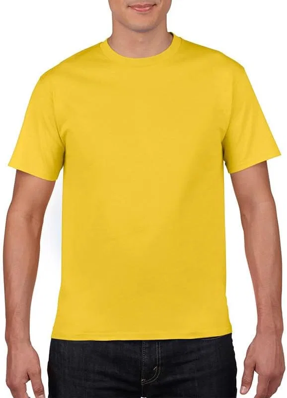 Мужская фитнес футболка с коротким рукавом, Yellow