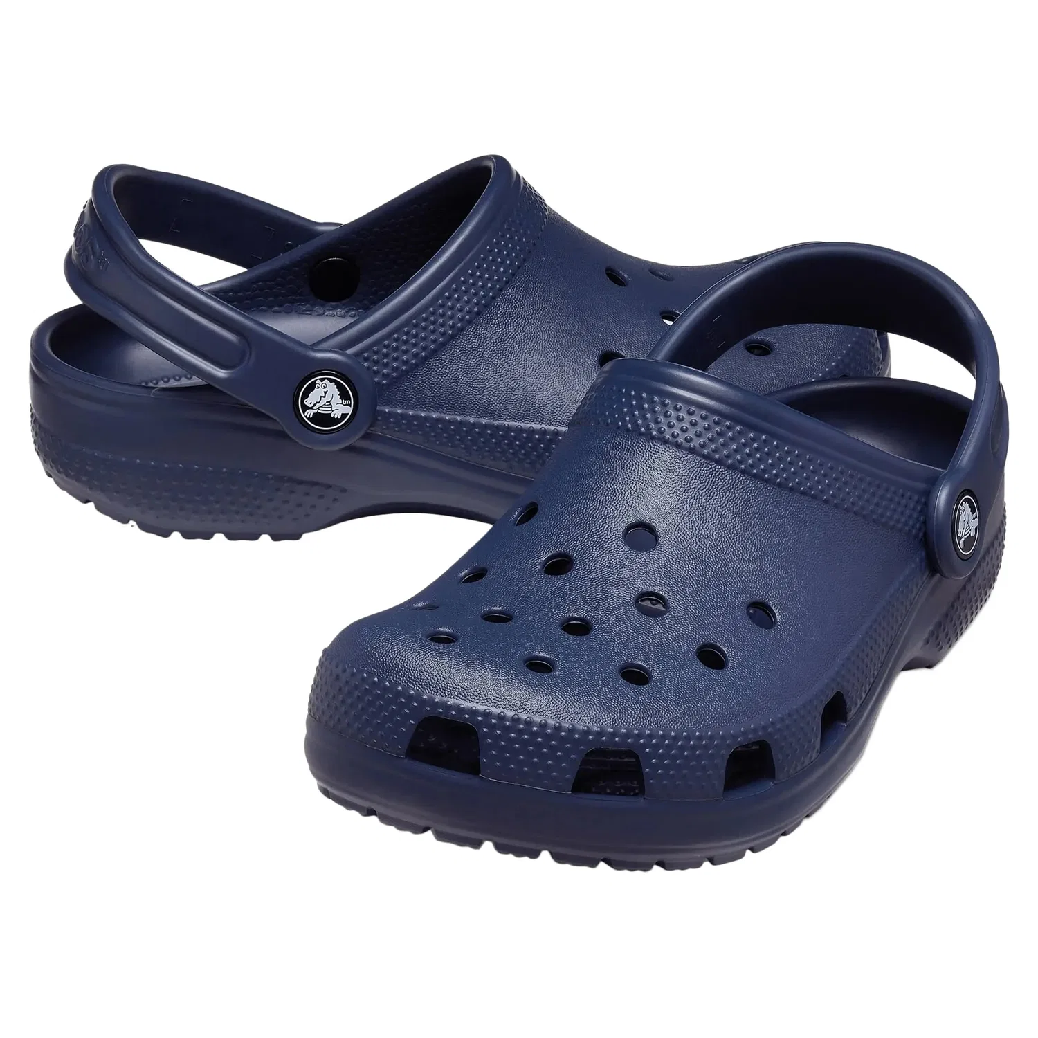 Сабо детские без застежки Classic Clog T Crocs, синий — фото 2