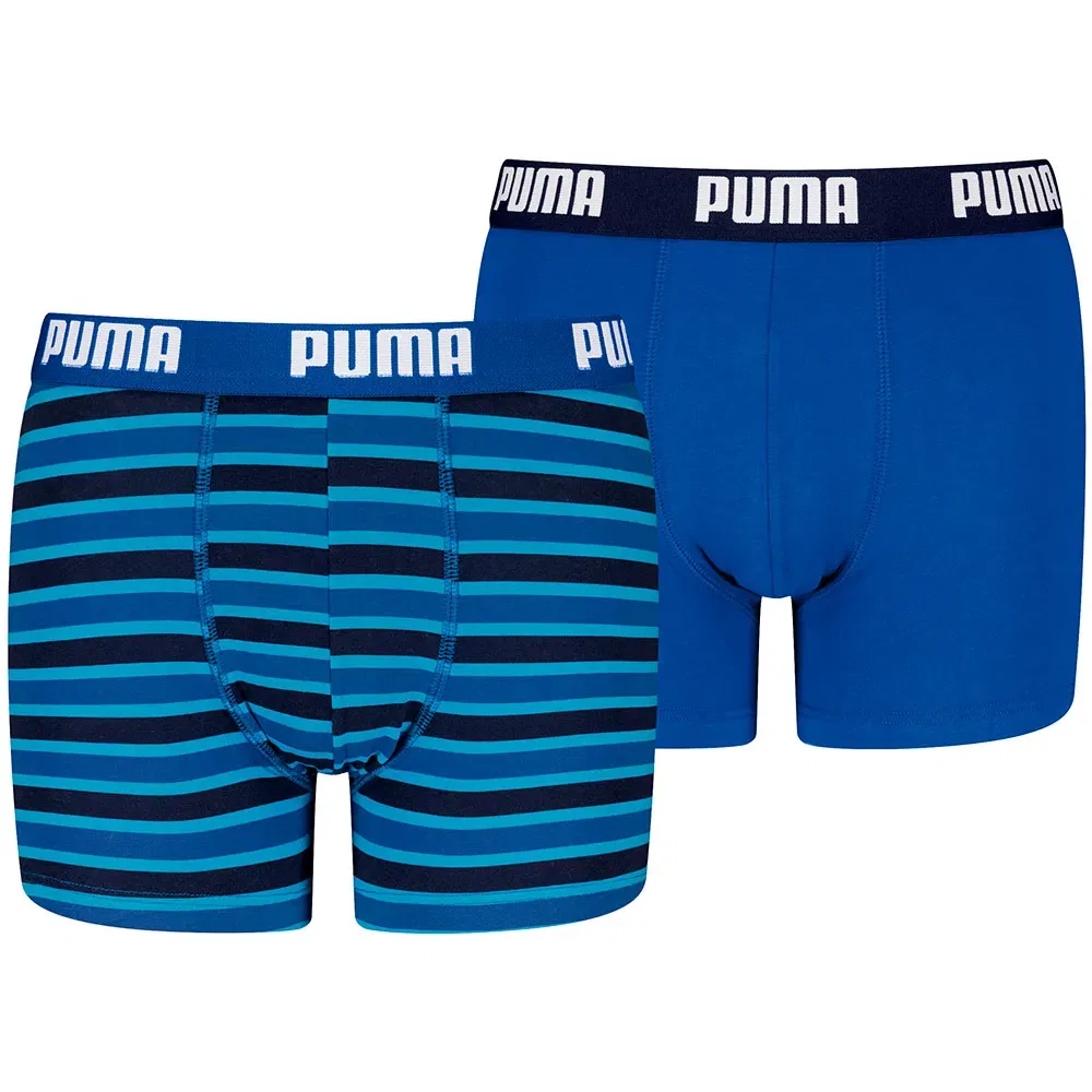 Комплект боксеров Everyday Striped 2 шт Puma, синий