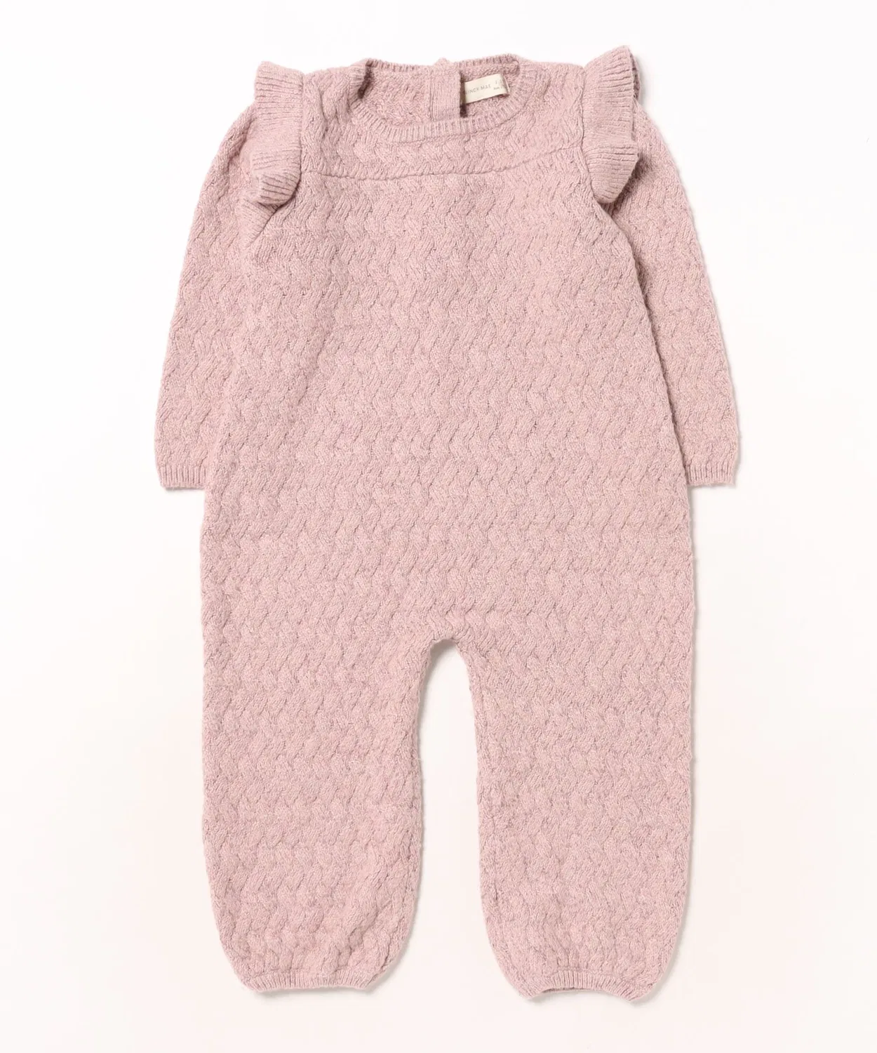 Детский боди-комбинезон с длинным рукавомMira Knit Romper Quincy Mae, Pink
