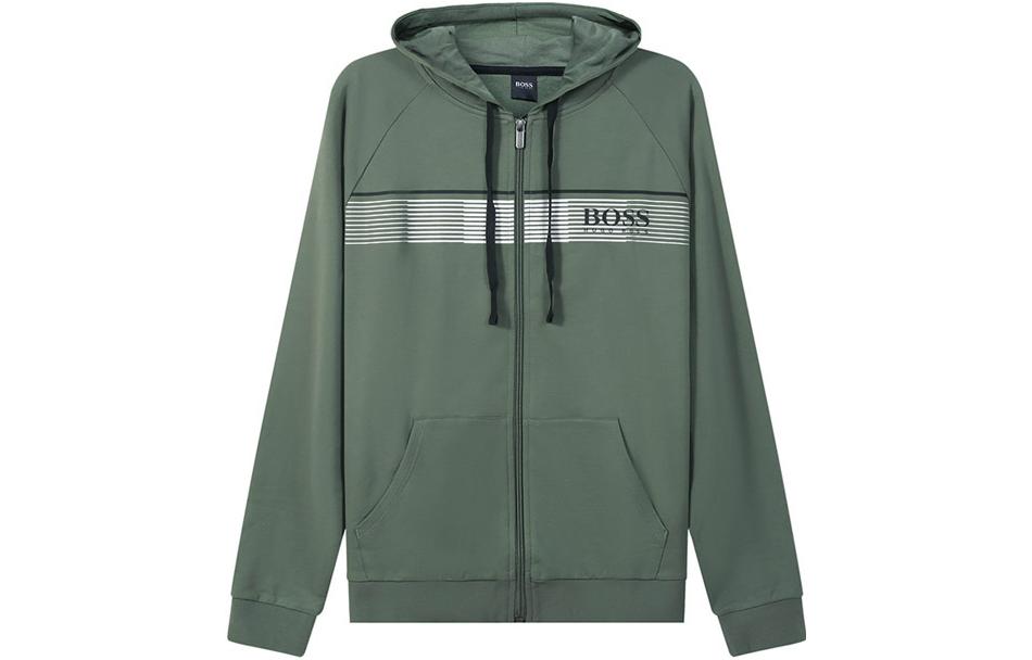 

Футболка мужская зеленая HUGO BOSS