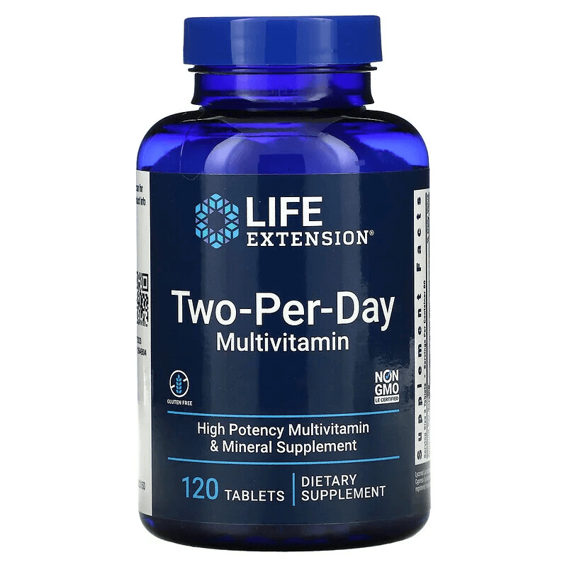 

Мультивитамины Two-Per-Day Life Extension, 120 таблеток