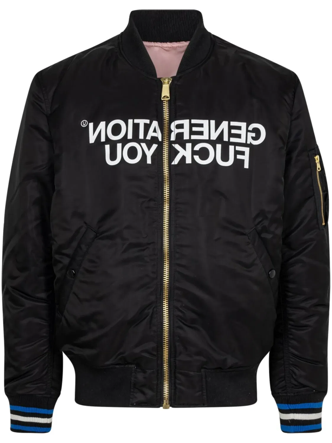 Куртка MA-1 черная Supreme, черный