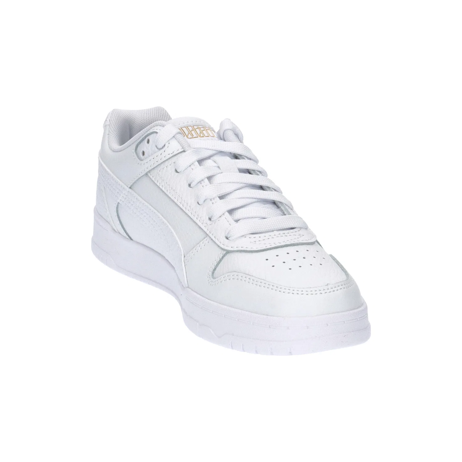 Детские кроссовки с кожаным верхом RBD Game Low Jr Puma, Weiss Gold — фото 2