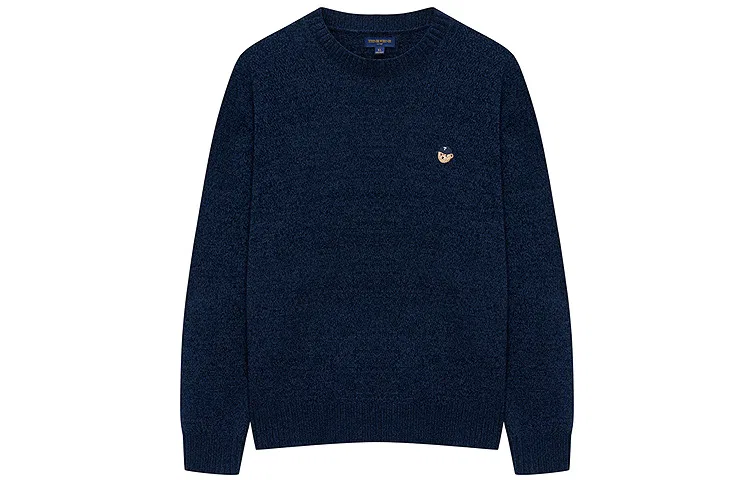 Детский свитер с принтом Evergreen Preppy Style Teenie Weenie Men, Navy Blue — фото 3