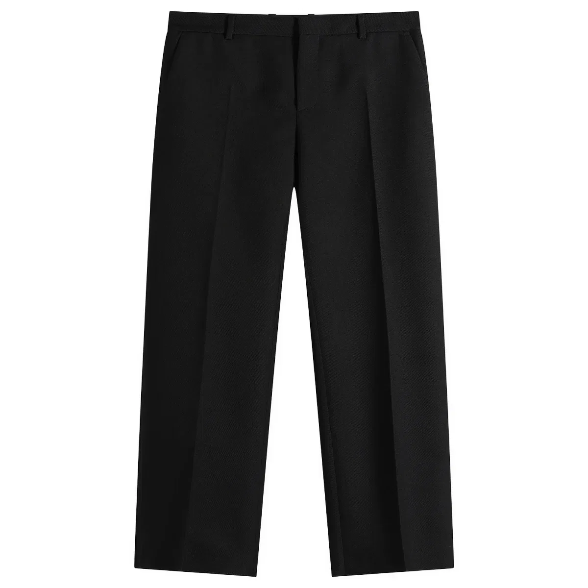 Брюки классические из шерстяной габардиновой ткани Wool Gabardine Tailored Trousers Balenciaga, Black